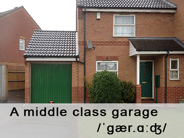 A typical middle class garage.